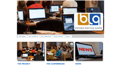 Desktop Screenshot of blendedlearning-quality.net